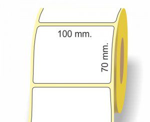 Rotoli etichette in carta termica vellum jetgloss