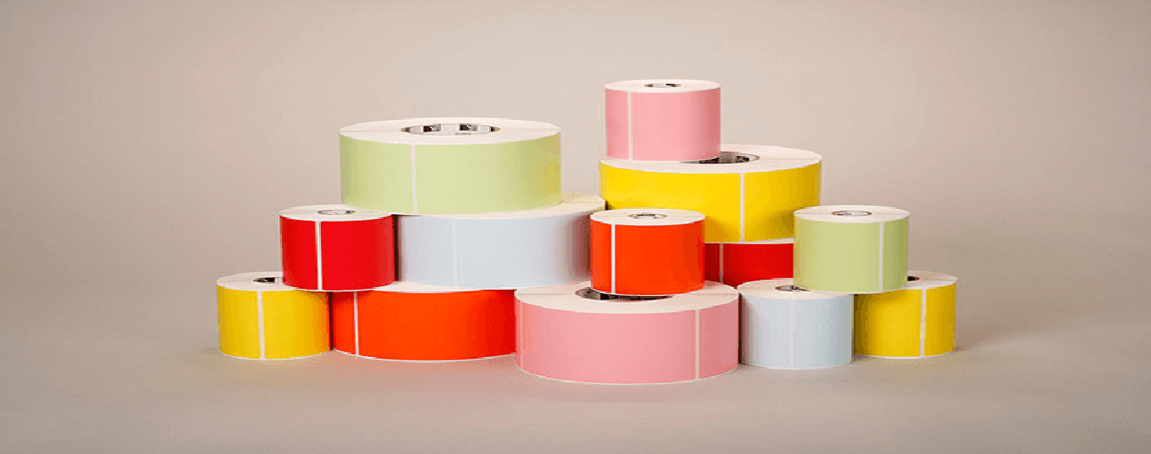 Rotoli etichette in carta termica vellum jetgloss